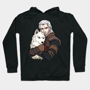 The Witcher and The White Wolf Hoodie